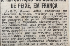 Seruya e as sardinhas para França