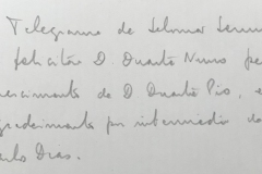 Felicitações a D. Duarte Nuno