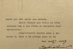 Felicitações a D.Duarte - verso